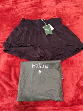 HALARA Black Athletic Skort